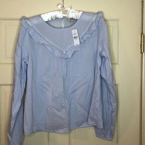 LOFT blue ladies blouse